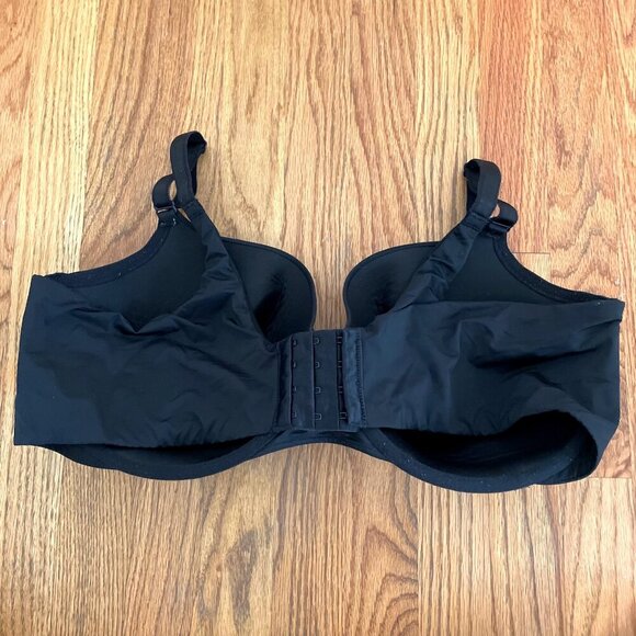 TORRID Plus Size Perfect T-Shirt Bra Solid Black Bow w/ Cutout Underwire 44DDD - Picture 8 of 16